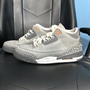 Jordan Shoes Jordan 3 Retro Cool Grey L Size Mens 85 I Grey And jordan-shoes-jordan-3-retro-cool-grey-l-size-mens-85-i-grey-and